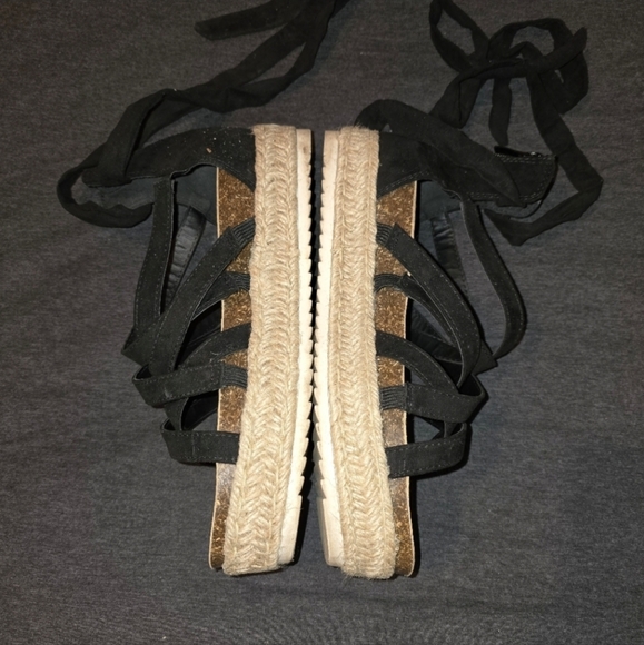 Torrid Espadrille Strappy Platform Gladiator Sandals - Picture 4 of 5